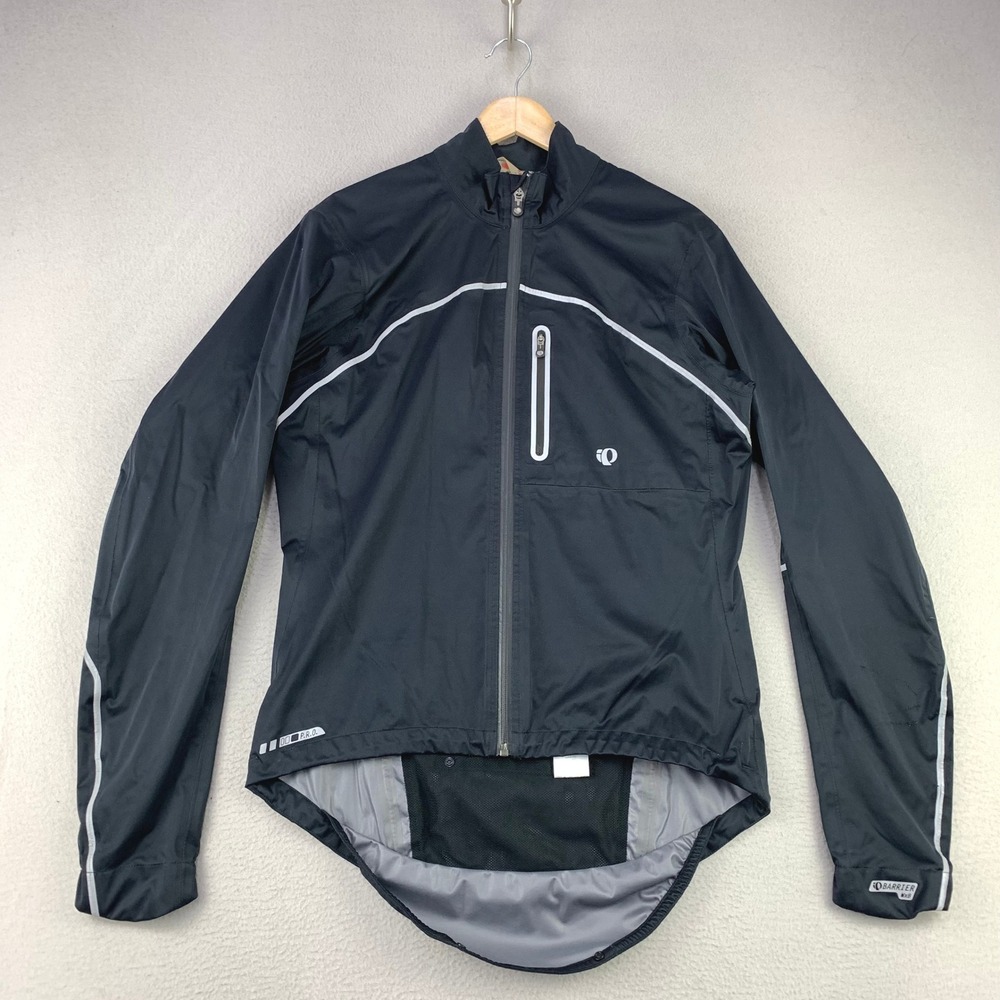 Pearl Izumi P.R.O. Series Cycling Jacket Men Medium Black Barrier WxB Reflective